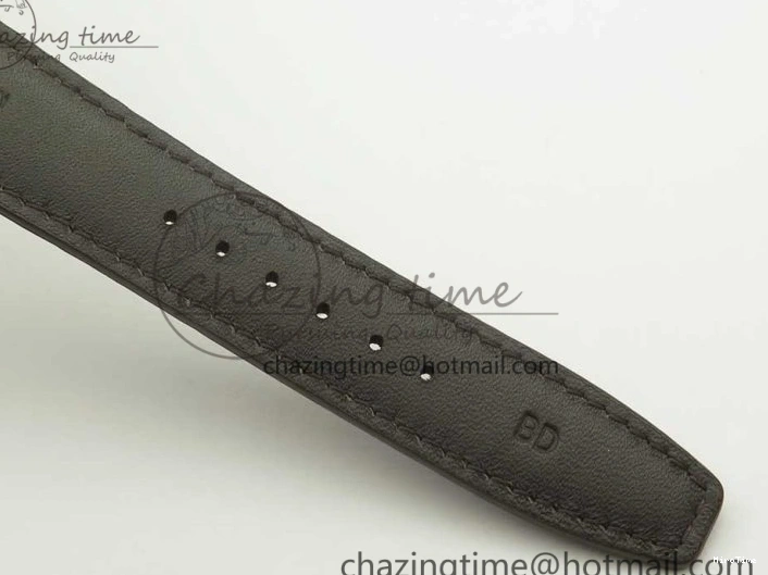 MIROTIME 0211 Portuguese Tourbillon IW504602 RG ZF Best Edition White Dial on Brown Leather Strap Stretchable 7178